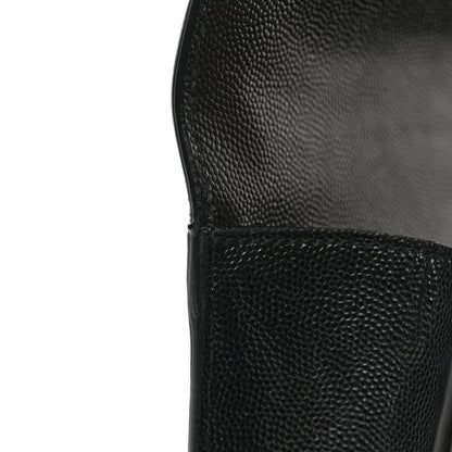 Saint Laurent Grain De Poudre Monogram Cassandre Clutch Black 10 of 10