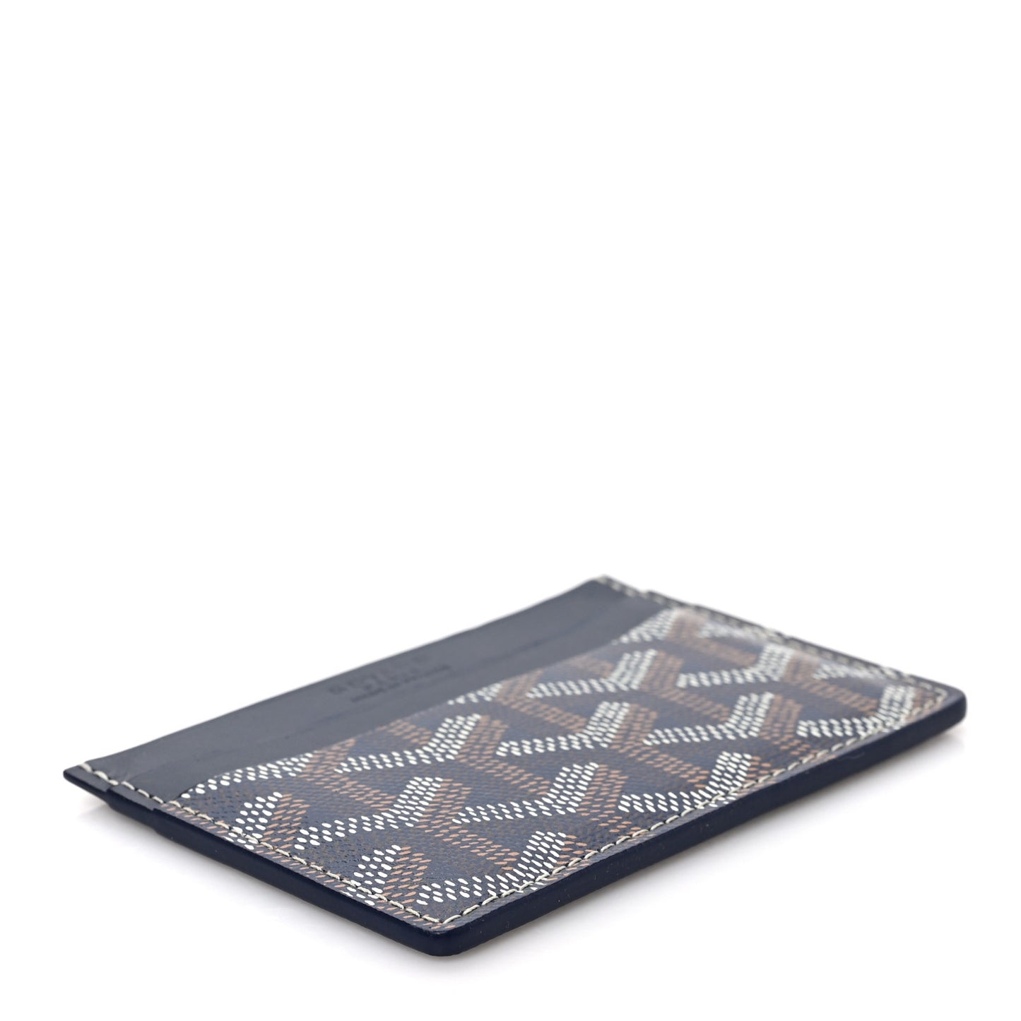 Goyardine Saint Sulpice Card Holder Navy