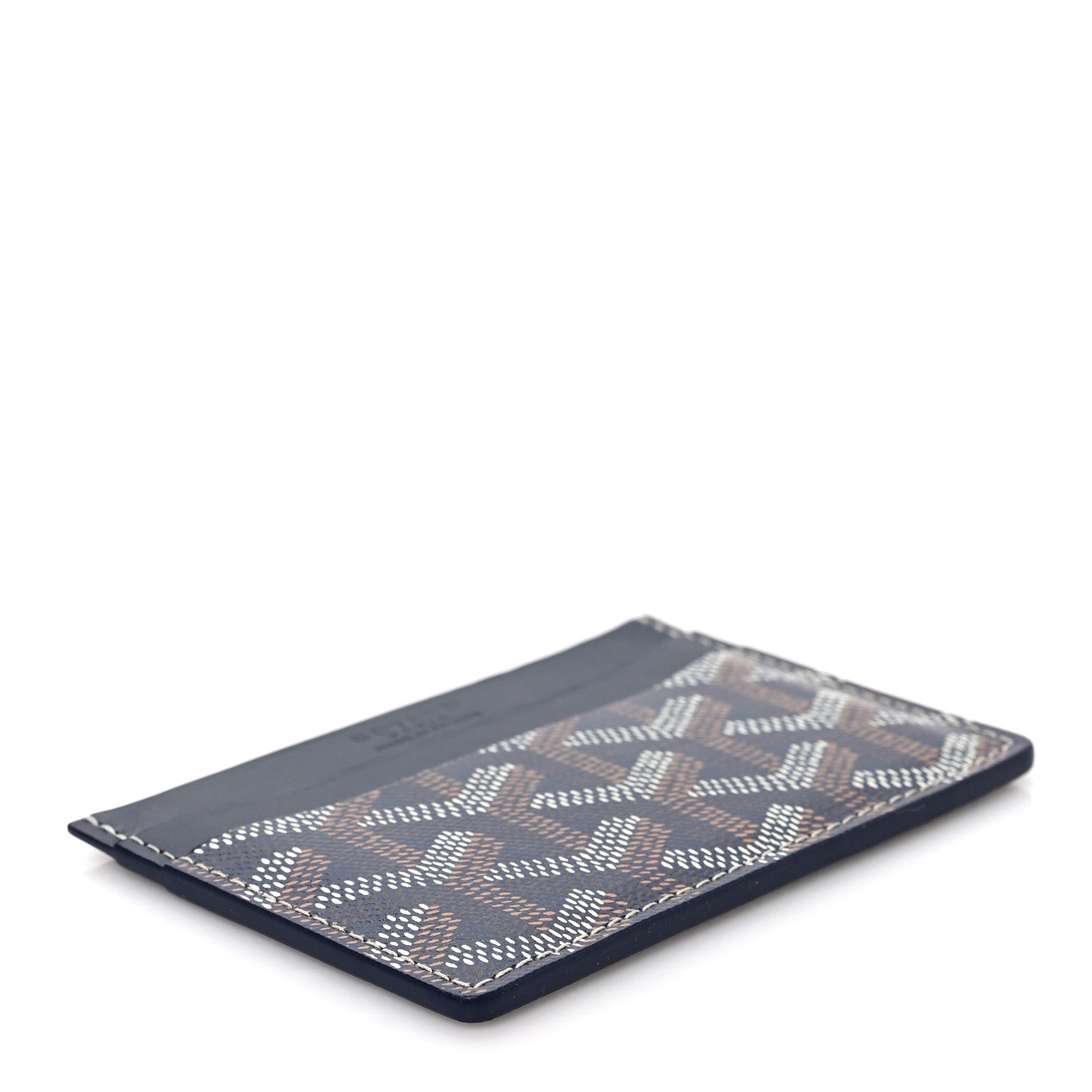 Goyard Goyardine Saint Sulpice Card Holder Navy 4 of 6