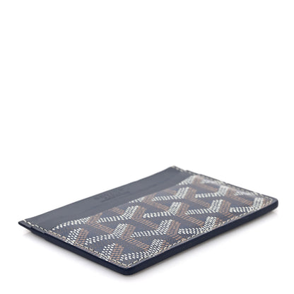 Goyard Goyardine Saint Sulpice Card Holder Navy 4 of 6