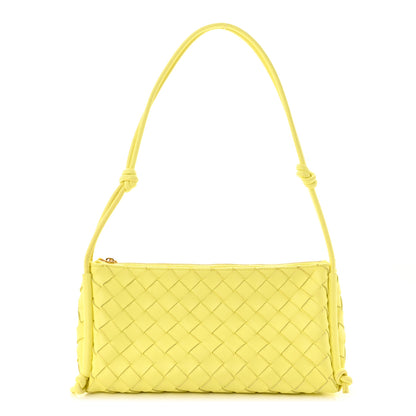 Bottega Veneta Nappa Intrecciato Pouch On Strap Lantern Gold 1 of 9