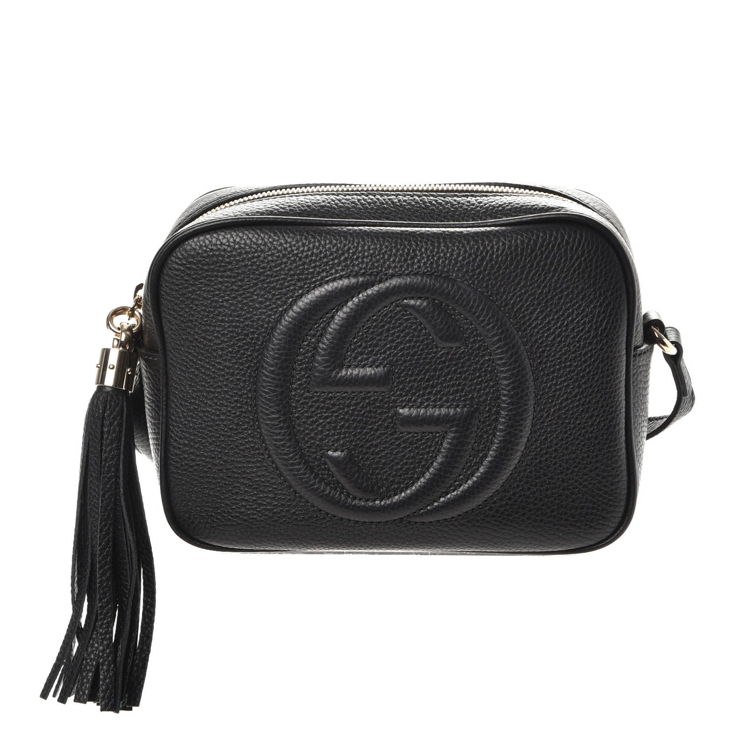 Gucci Pebbled Calfskin Small Soho Disco Bag Black 1 of 7