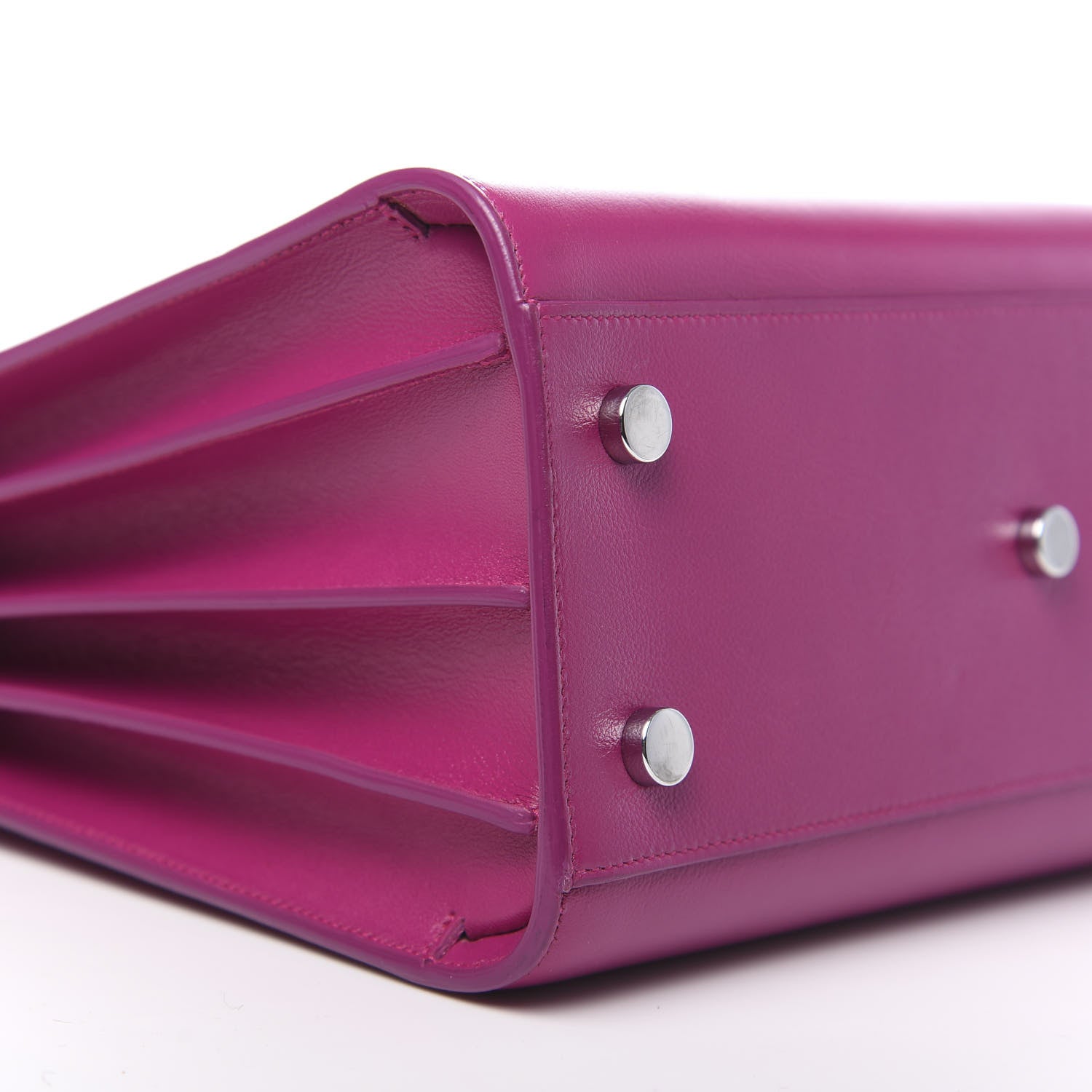 Saint Laurent Calfskin Baby Sac De Jour Fuchsia 6 of 8