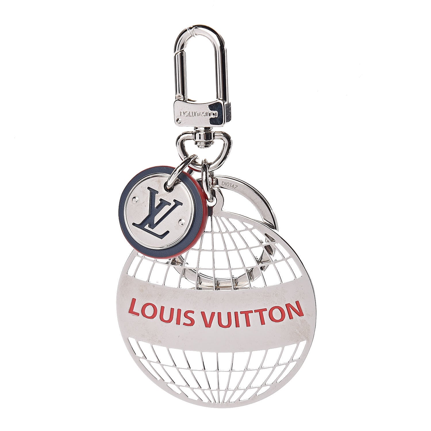 Louis Vuitton Globe LV League Bag Charm Key Ring 1 of 3