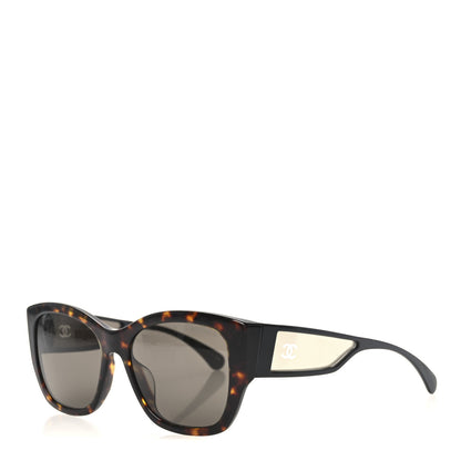 Chanel Acetate Butterfly Signature CC Sunglasses 5429-A Black 1 of 7