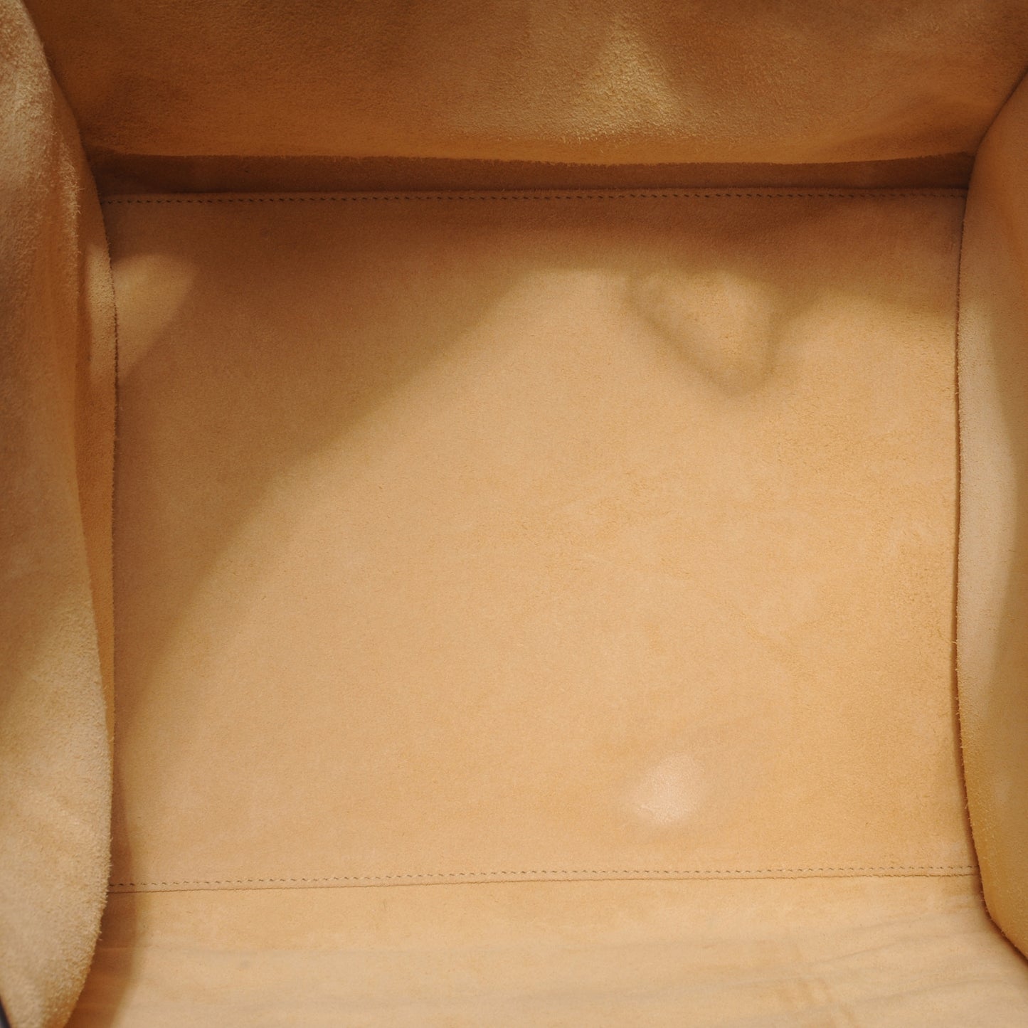 Smooth Calfskin Leather Small Phantom Luggage Butter
