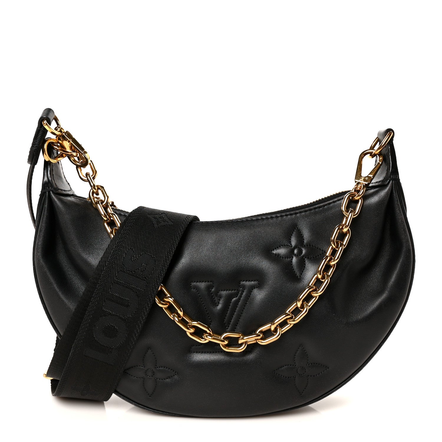 Louis Vuitton Calfskin Bubblegram Over The Moon Black 1 of 8