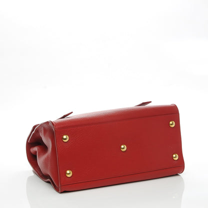 Saint Laurent Calfskin Medium Muse Two Red 4 of 6