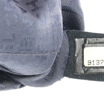 Chanel Silk Lambskin Tahiti Timeless Flap Navy White 7 of 11