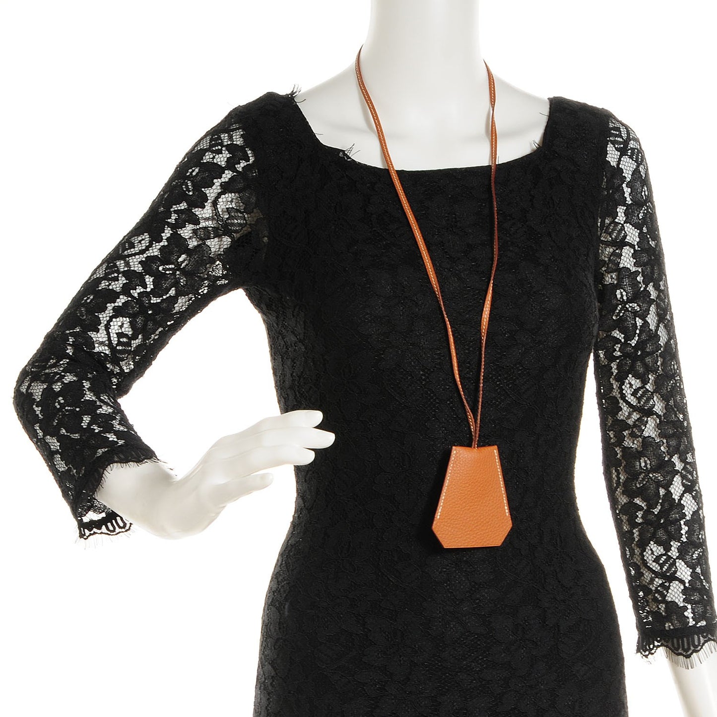 Togo Clochette Key Holder Necklace Gold