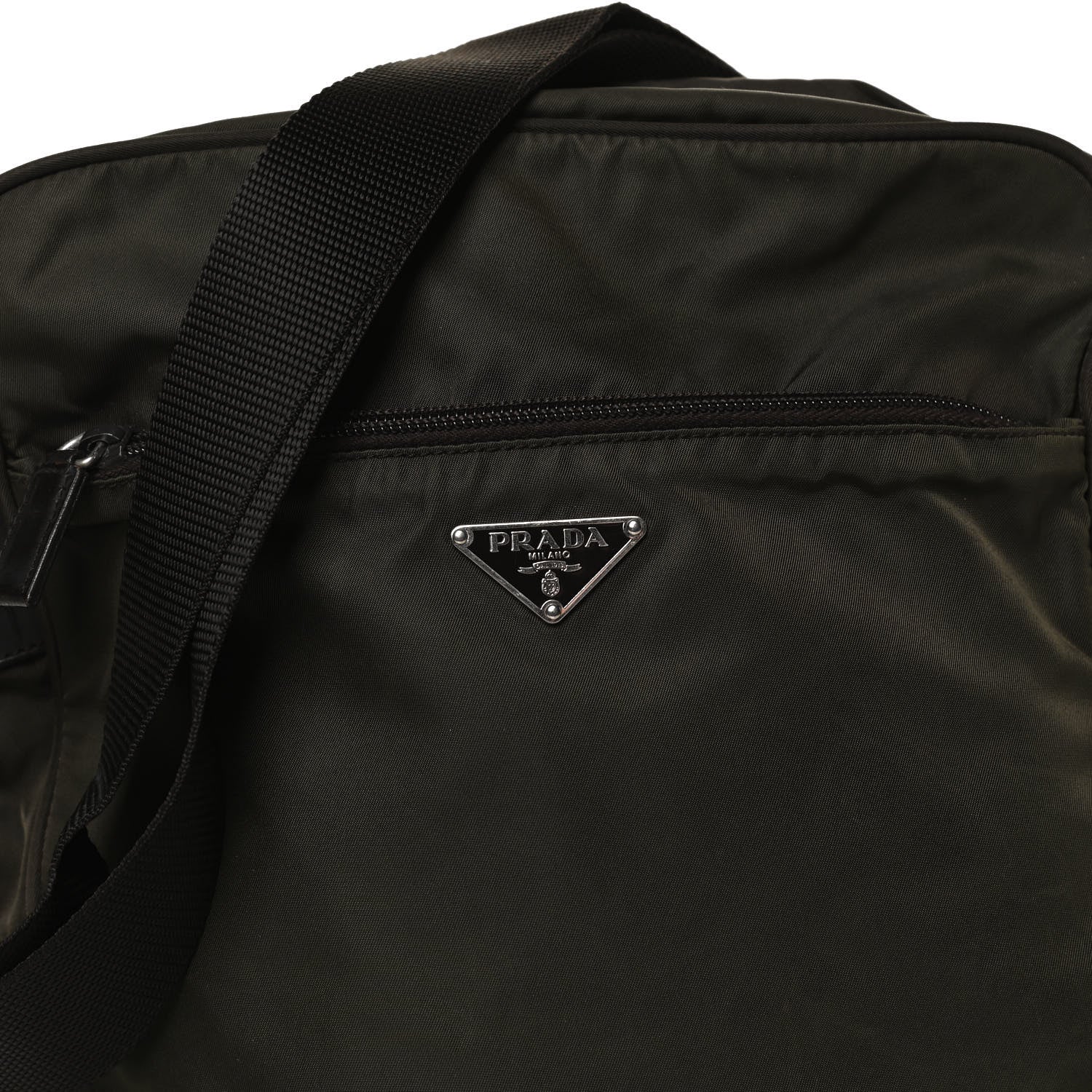 Prada Tessuto Nylon Messenger Bag Mimetico 8 of 16