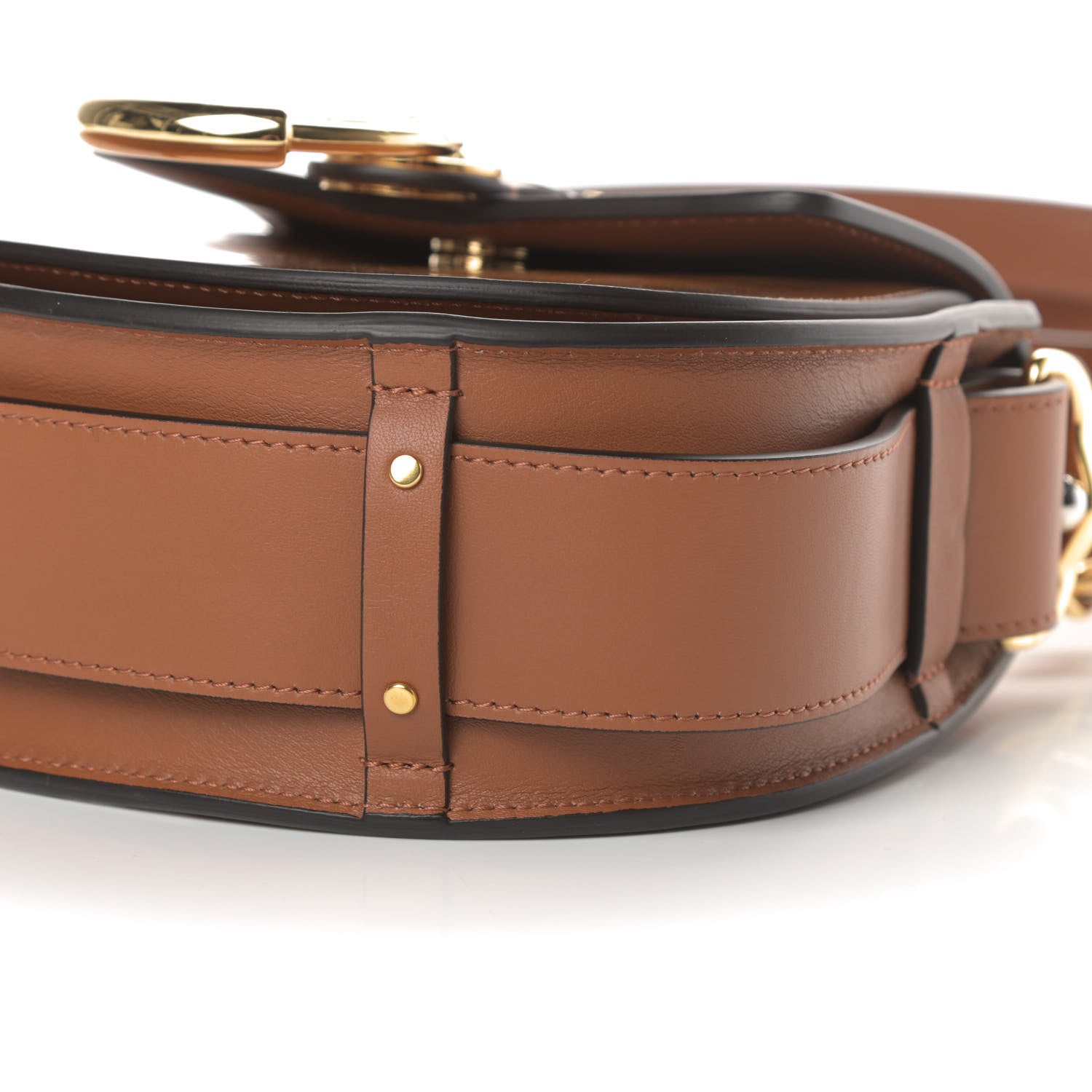 Chloe Patent Calfskin Small Tess Bag Caramel 11 of 12