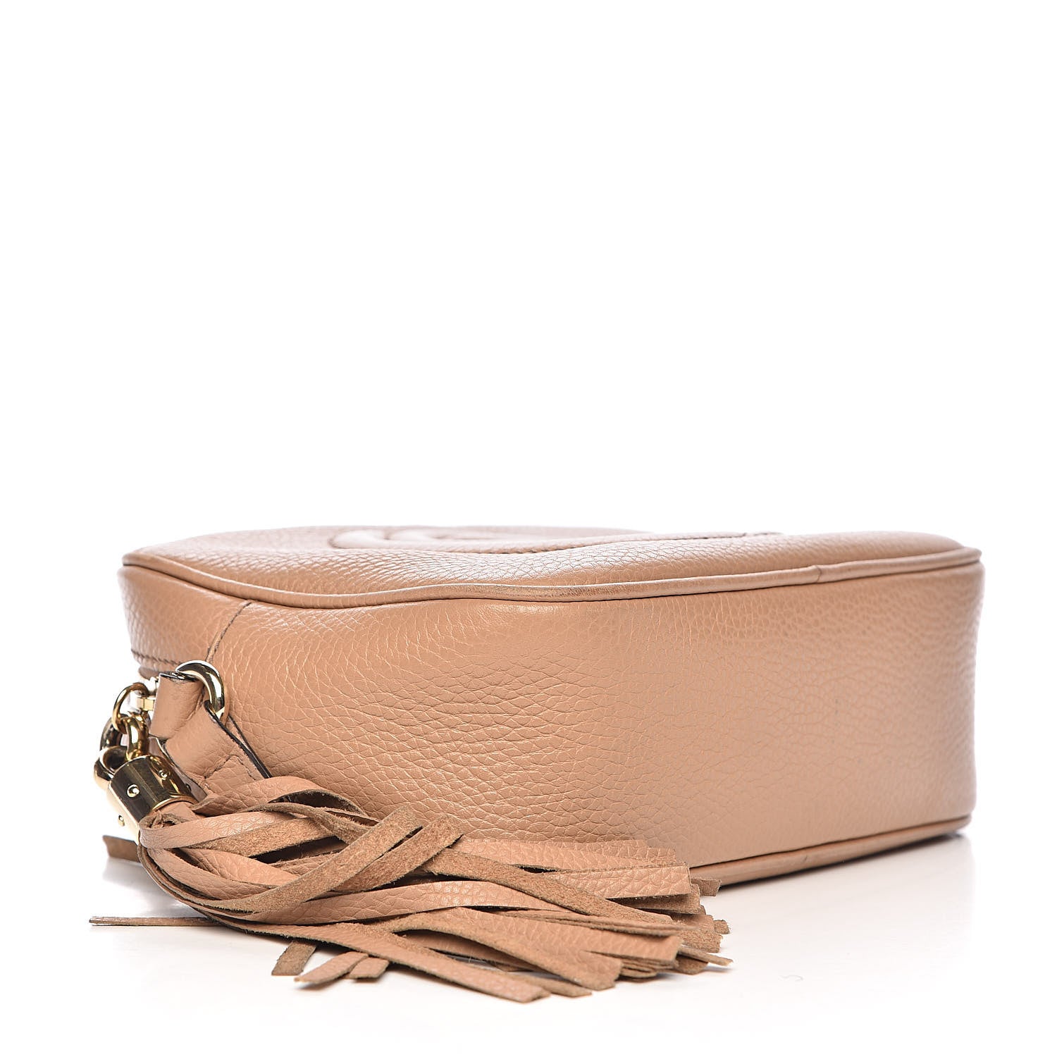Gucci Pebbled Calfskin Small Soho Disco Bag Rose Beige 4 of 14