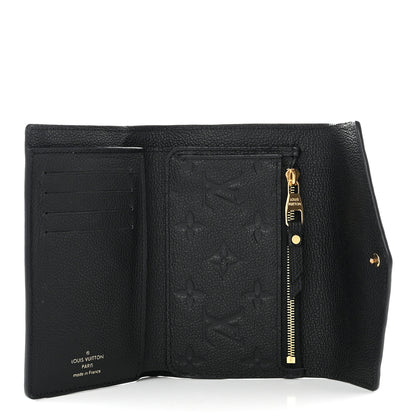 Louis Vuitton Empreinte Compact Curieuse Wallet Black 5 of 10
