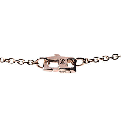 Louis Vuitton 18K Pink Gold Mother Of Pearl Blossom Pendant Necklace 6 of 6