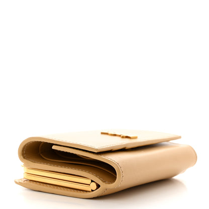 Saint Laurent Smooth Calfskin Monogram Rider Belt Bag Dark Beige 4 of 11