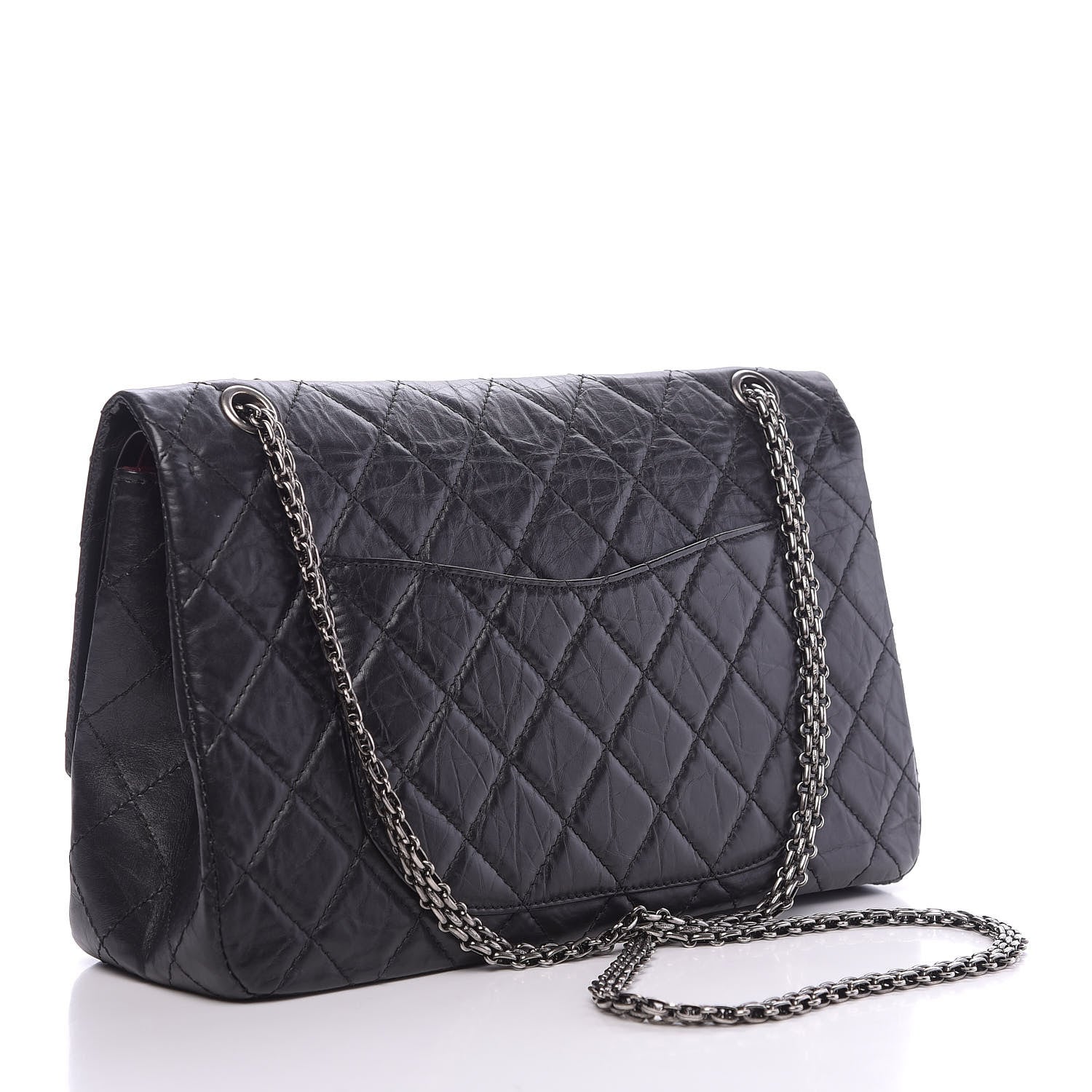 Chanel Aged Calfskin Quilted 2.55 Reissue 227 Flap Black 3 of 9