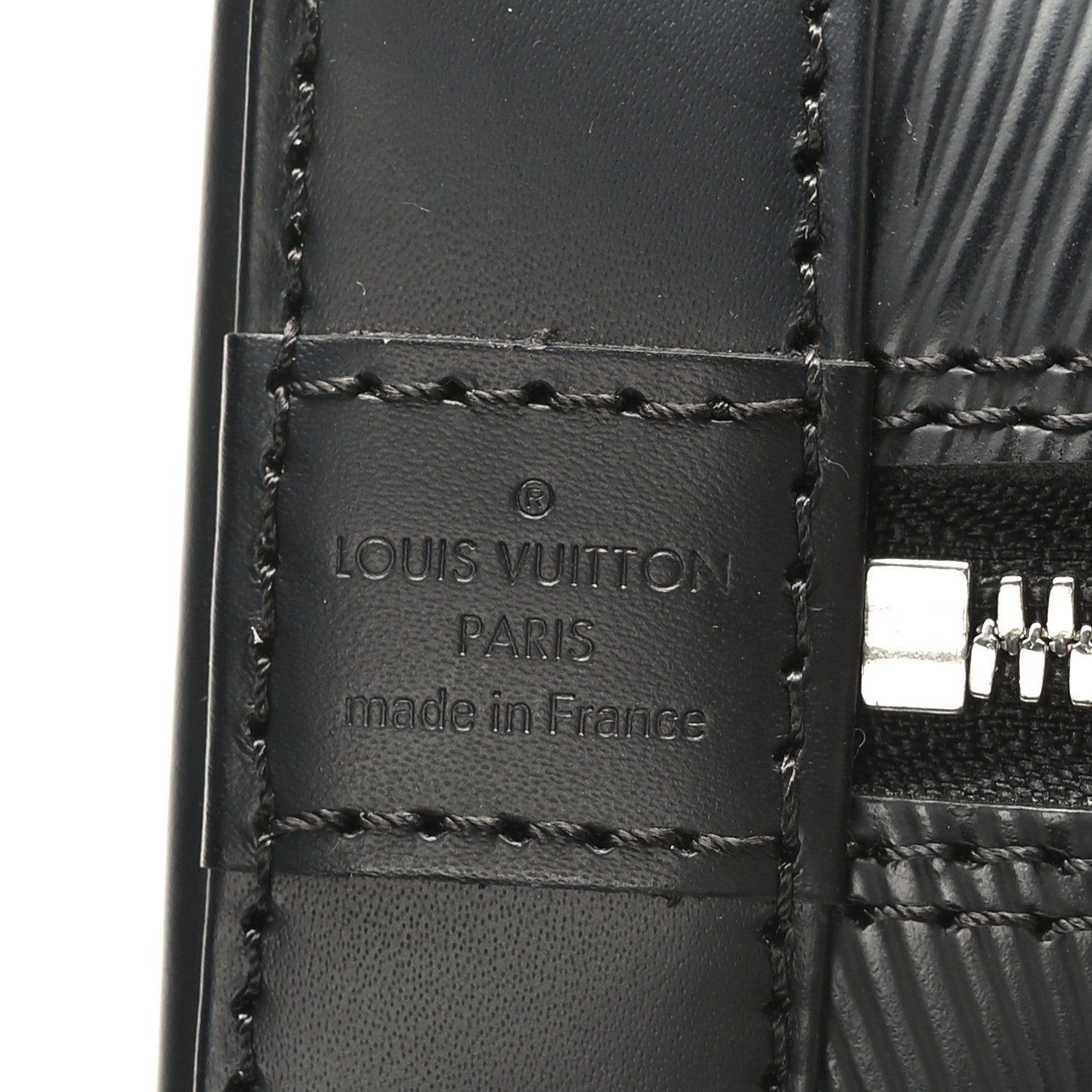 Louis Vuitton Epi Alma BB Black 6 of 8