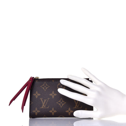 Louis Vuitton Monogram Adele Compact Wallet Fuchsia 2 of 9