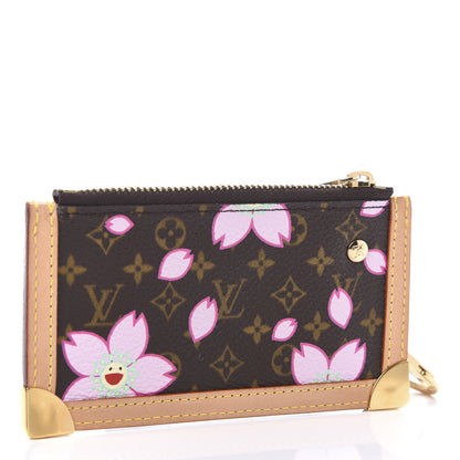 Louis Vuitton Monogram Cherry Blossom Key Pouch Brown 3 of 7