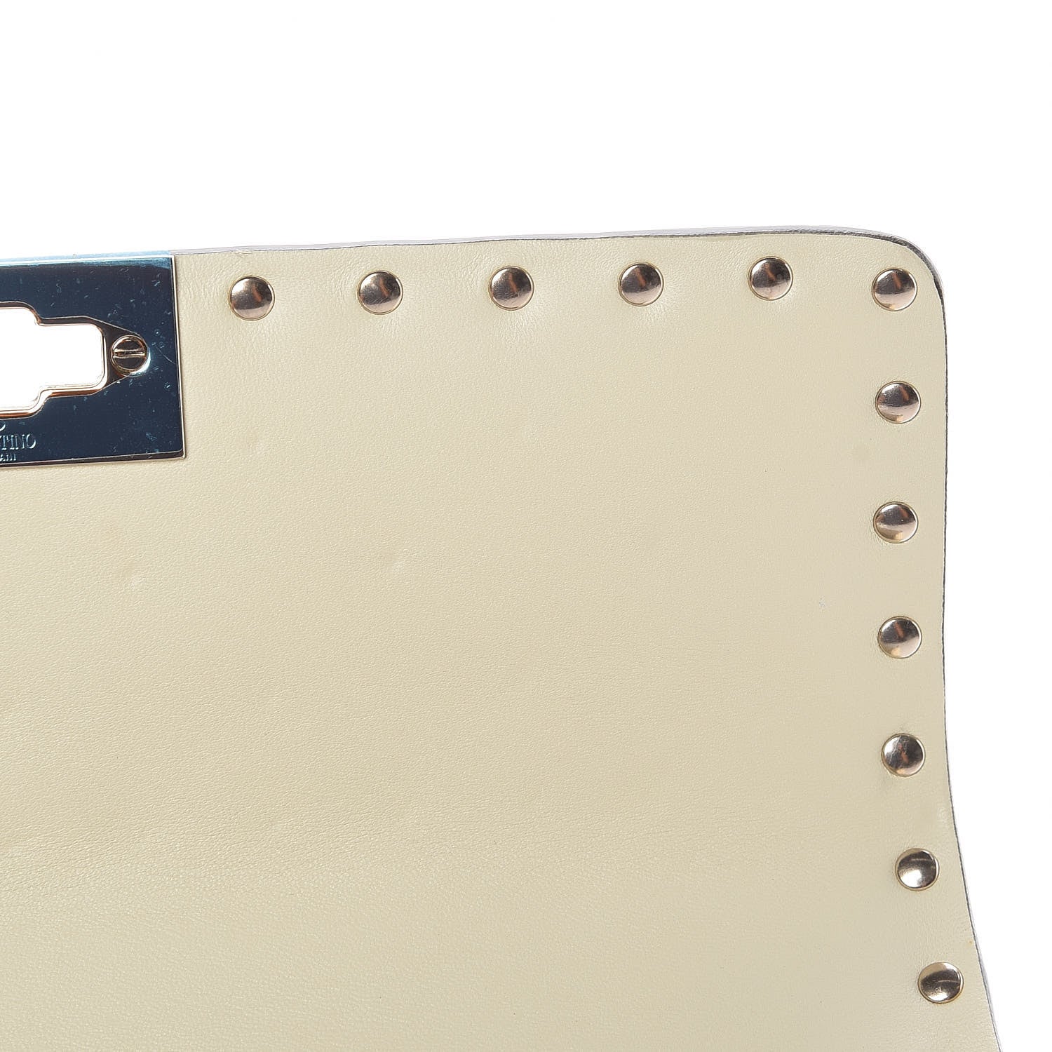 Valentino Garavani Nappa Medium Rockstud Spike Shoulder Bag Light Ivory 8 of 10