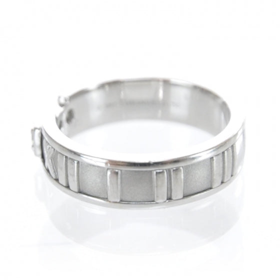 18k White Gold Diamond Atlas Ring 6