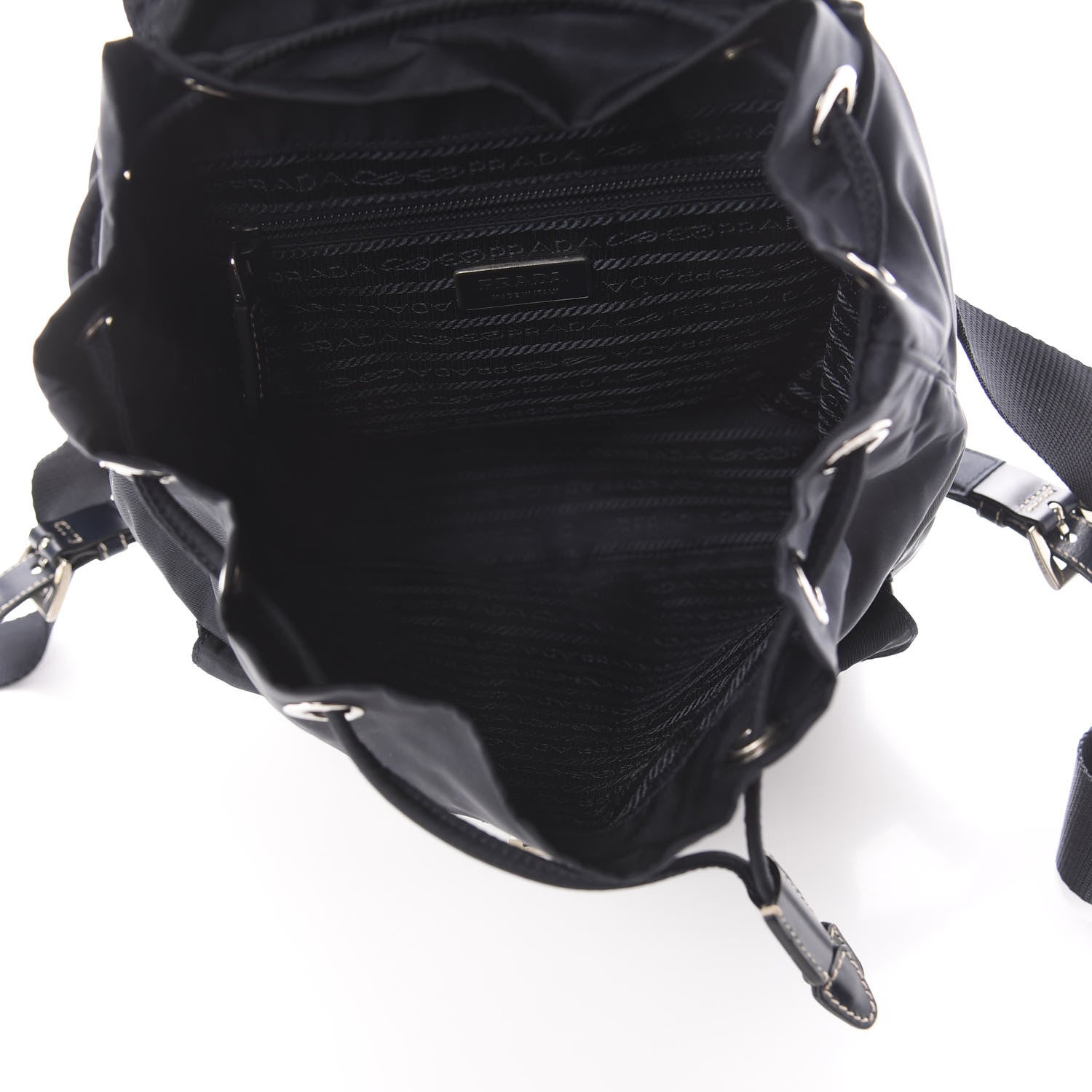 Prada Tessuto Nylon Vela Small Backpack Blue 4 of 8
