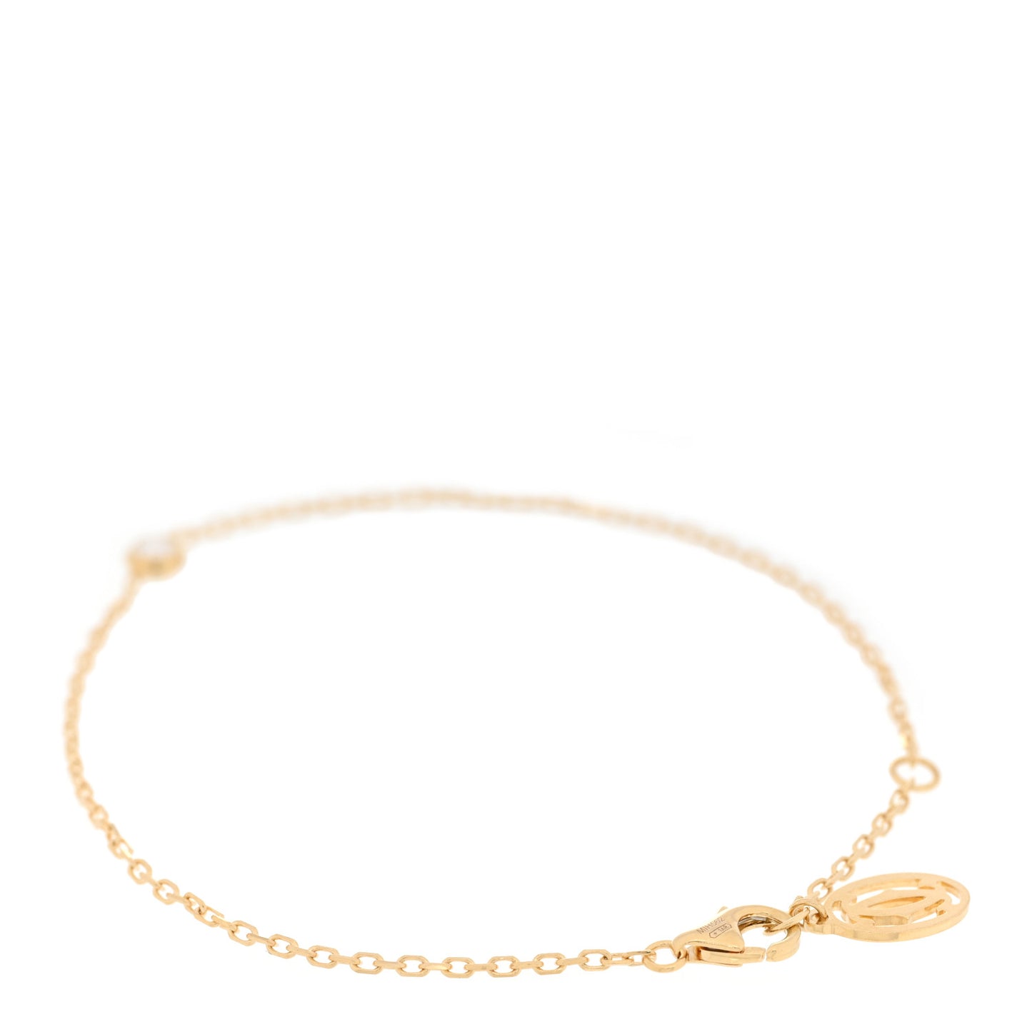 18K Yellow Gold Diamond SM D'Amour Bracelet