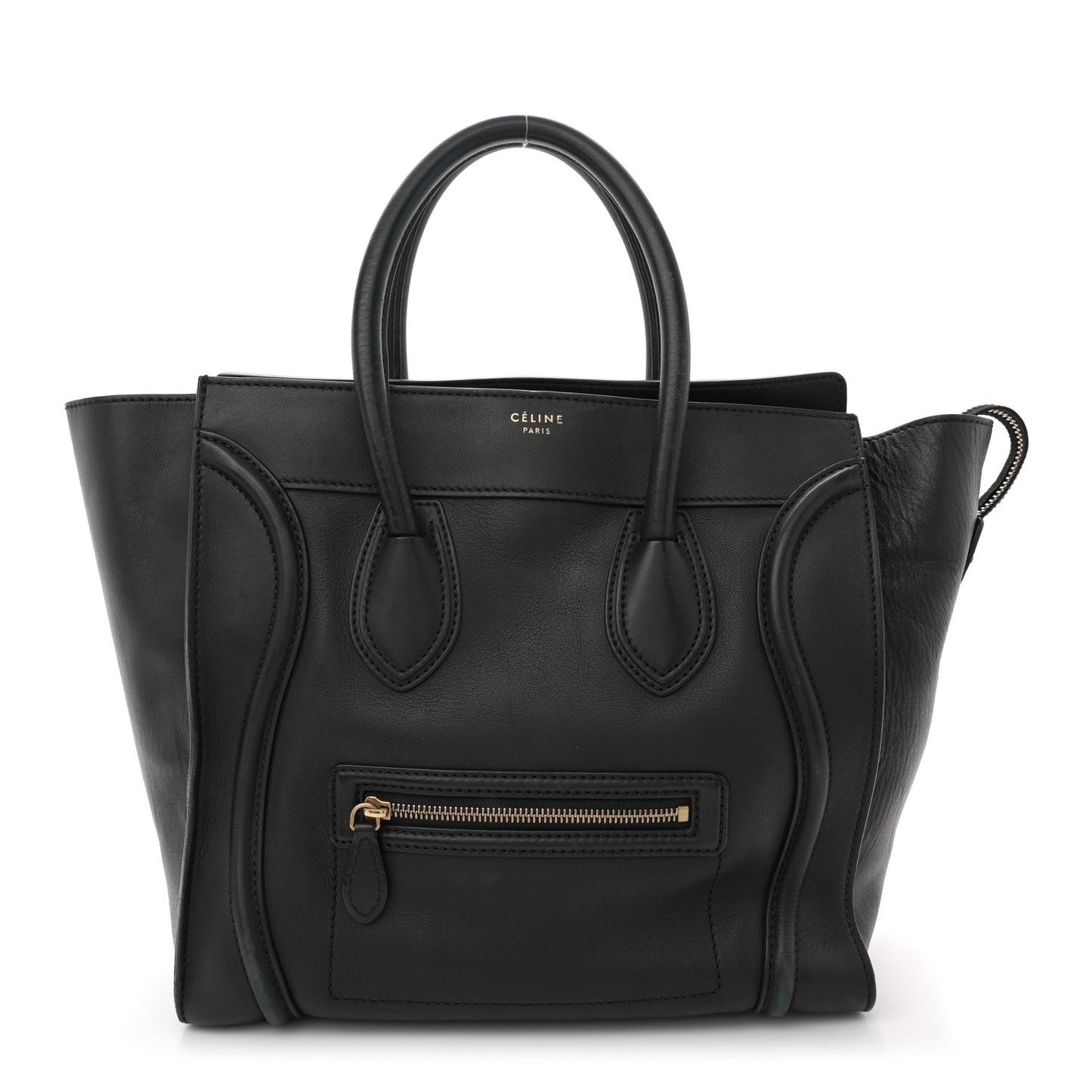 Smooth Calfskin Mini Luggage Black