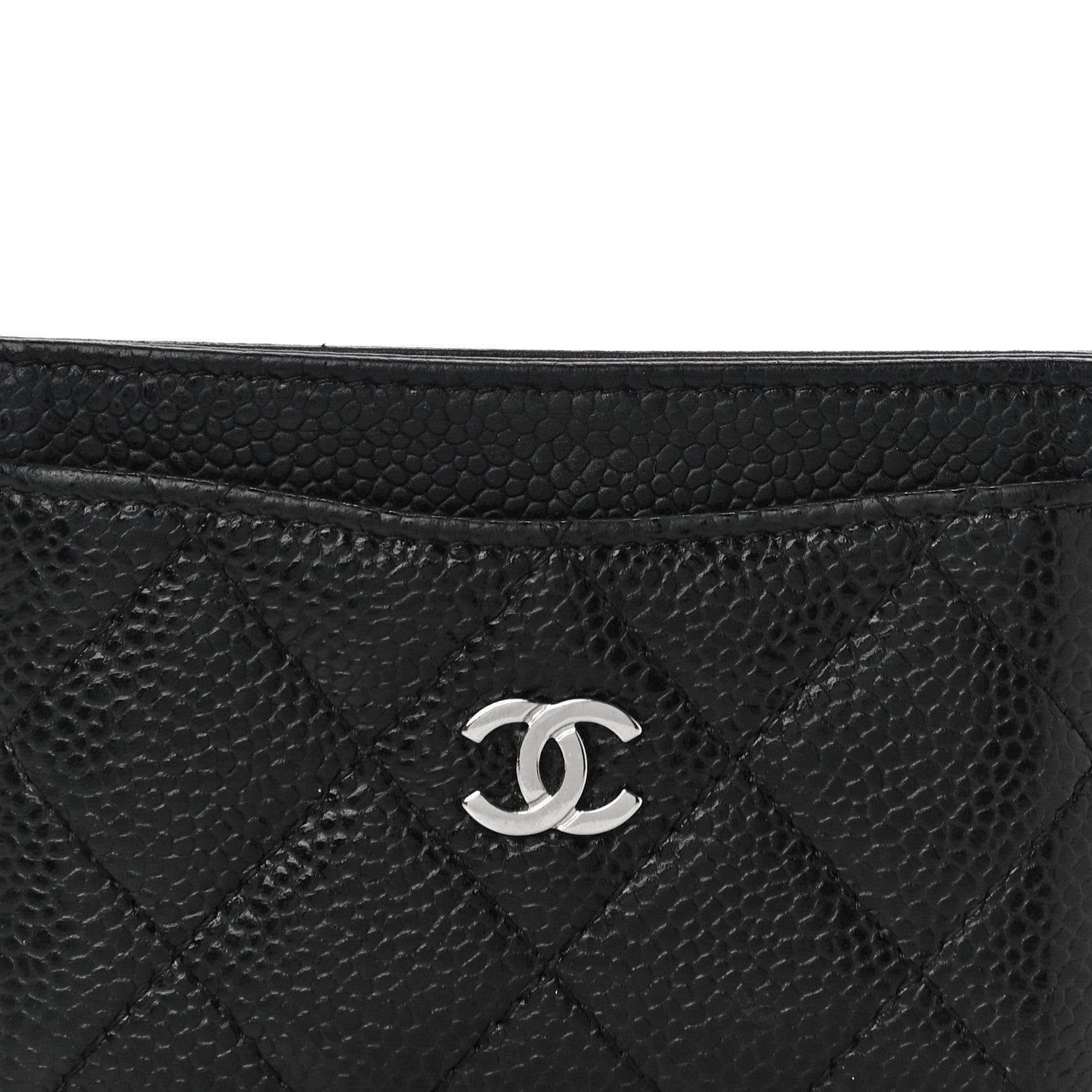 Chanel Caviar Quilted Card Holder Black 9 of 13