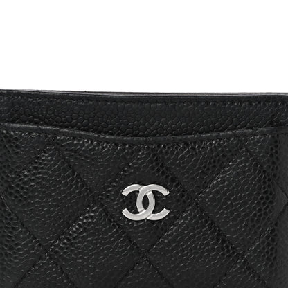 Chanel Caviar Quilted Card Holder Black 9 of 13