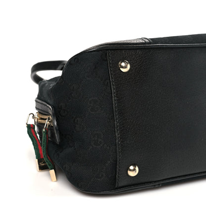 Gucci Monogram Small Princy Satchel Black 9 of 10