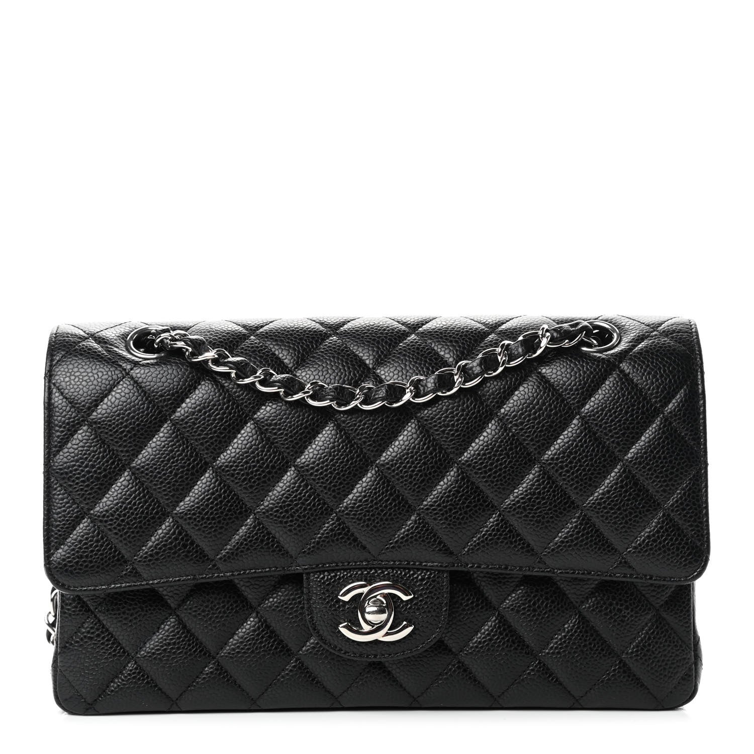 Chanel Caviar Quilted Medium Double Flap Black 1 of 4