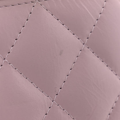 Chanel Shiny Lambskin Quilted Top Handle Vanity Case With Chain Pink 12 of 13
