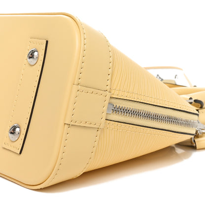 Louis Vuitton Epi Jacquard Alma BB Jaune Plume 9 of 10