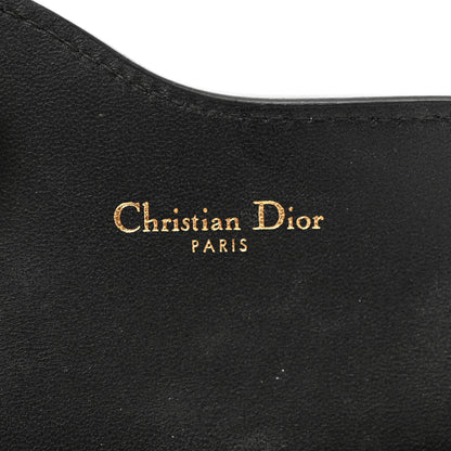 Christian Dior Goatskin Saddle Card Holder Black 6 of 7