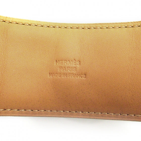 Hermes Leather Collier de Chien Shadow Bracelet 4 of 5