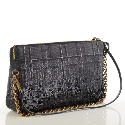 Louis Vuitton Sequin Reverie Pochette Accessories MM Blue 3 of 7