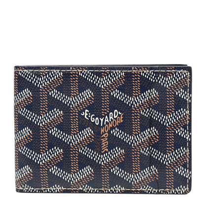 Goyard Goyardine Multi Slot Bi-Fold Wallet Navy 1 of 8