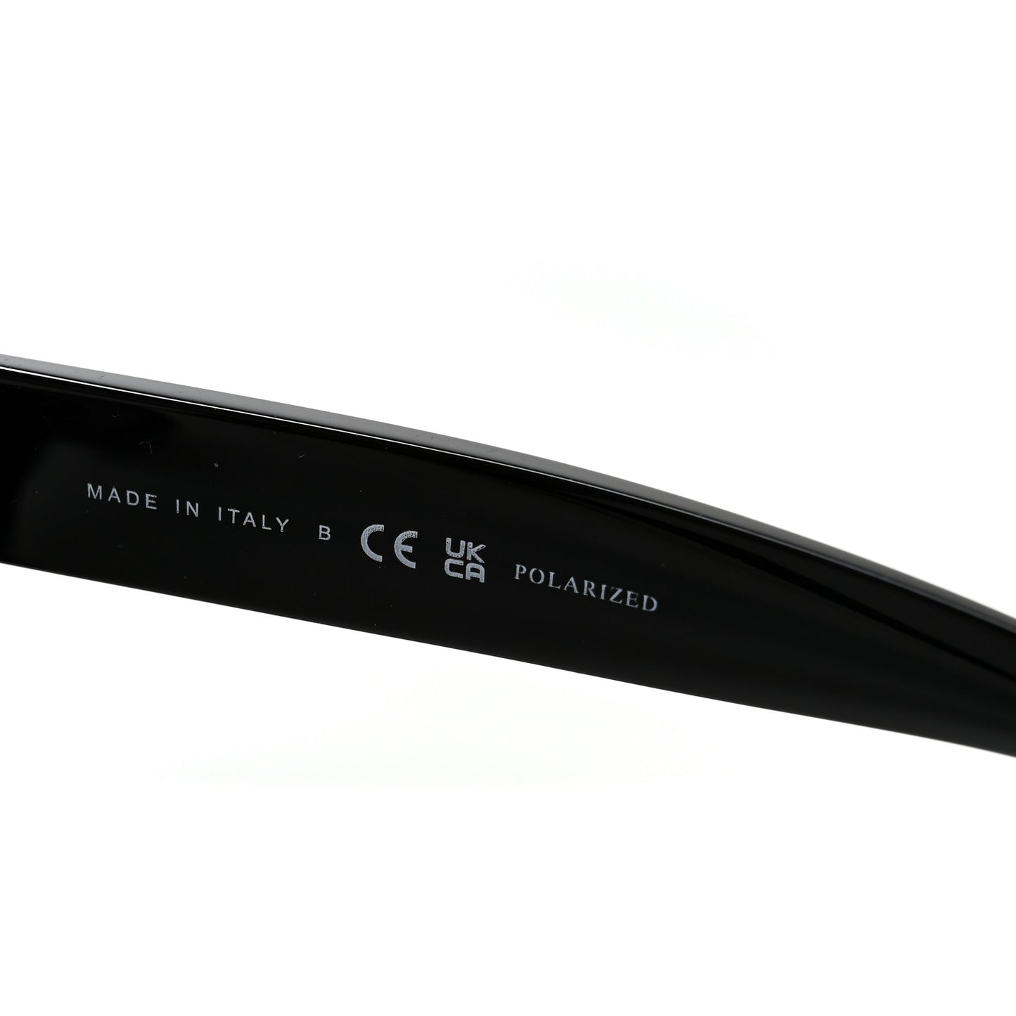 Acetate Polarized Square CC Sunglasses 5380-A Black