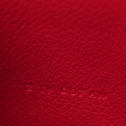 Hermes Evercolor Verso Constance Slim Wallet Framboise Rouge Sellier 8 of 10