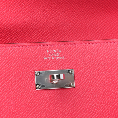 Hermes Epsom Kelly Wallet To Go Rose Extreme 6 of 8
