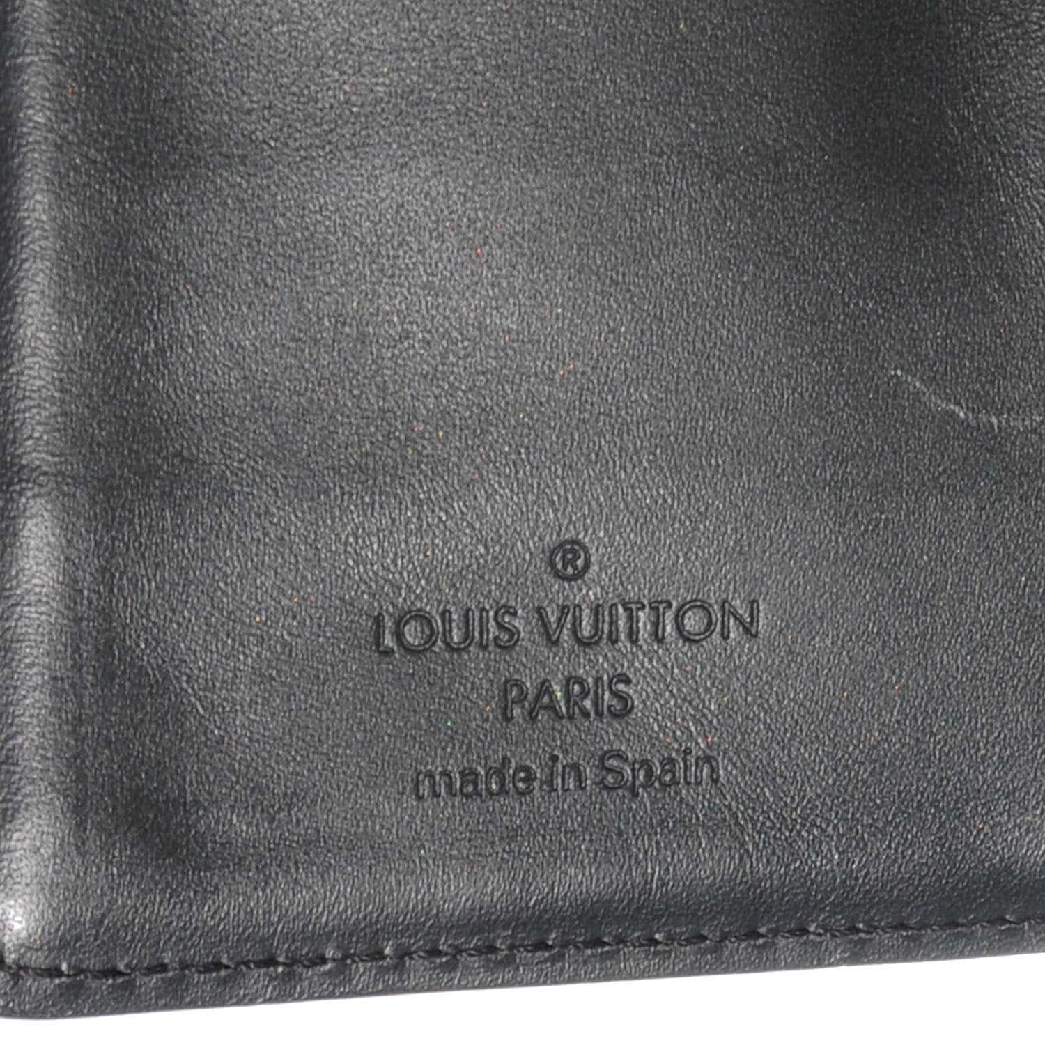 Louis Vuitton Mat Monogram Small Ring Agenda Black 6 of 7