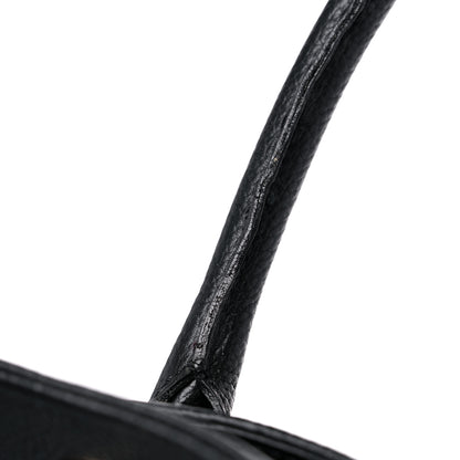 Chanel Calfskin Tall Cerf Tote Black 16 of 18
