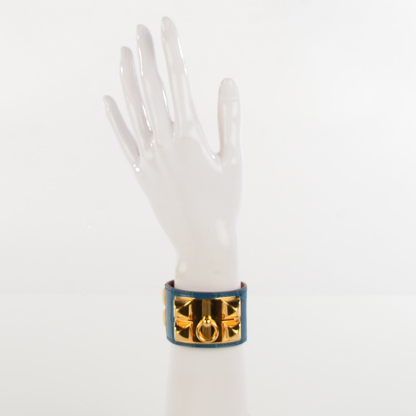 Shiny Alligator Collier De Chien CDC Bracelet S Bleu Izmir