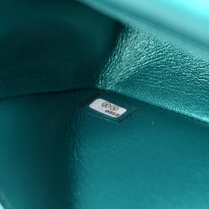 Chanel Metallic Sheepskin Quilted 2.55 Reissue Mini Flap Green 5 of 5