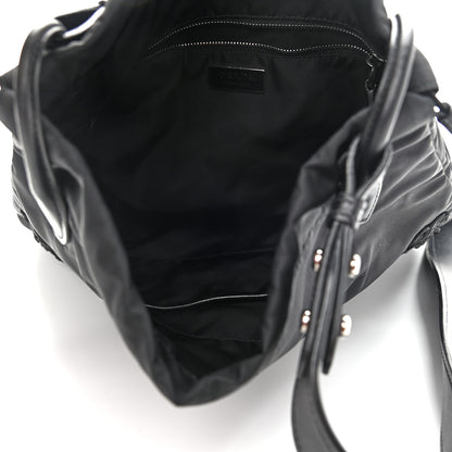 Prada Tessuto Nylon Passama Crossbody Black 5 of 10