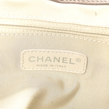 Chanel Washed Lambskin Quilted Medium Chain Around Messenger Taupe 7 of 10