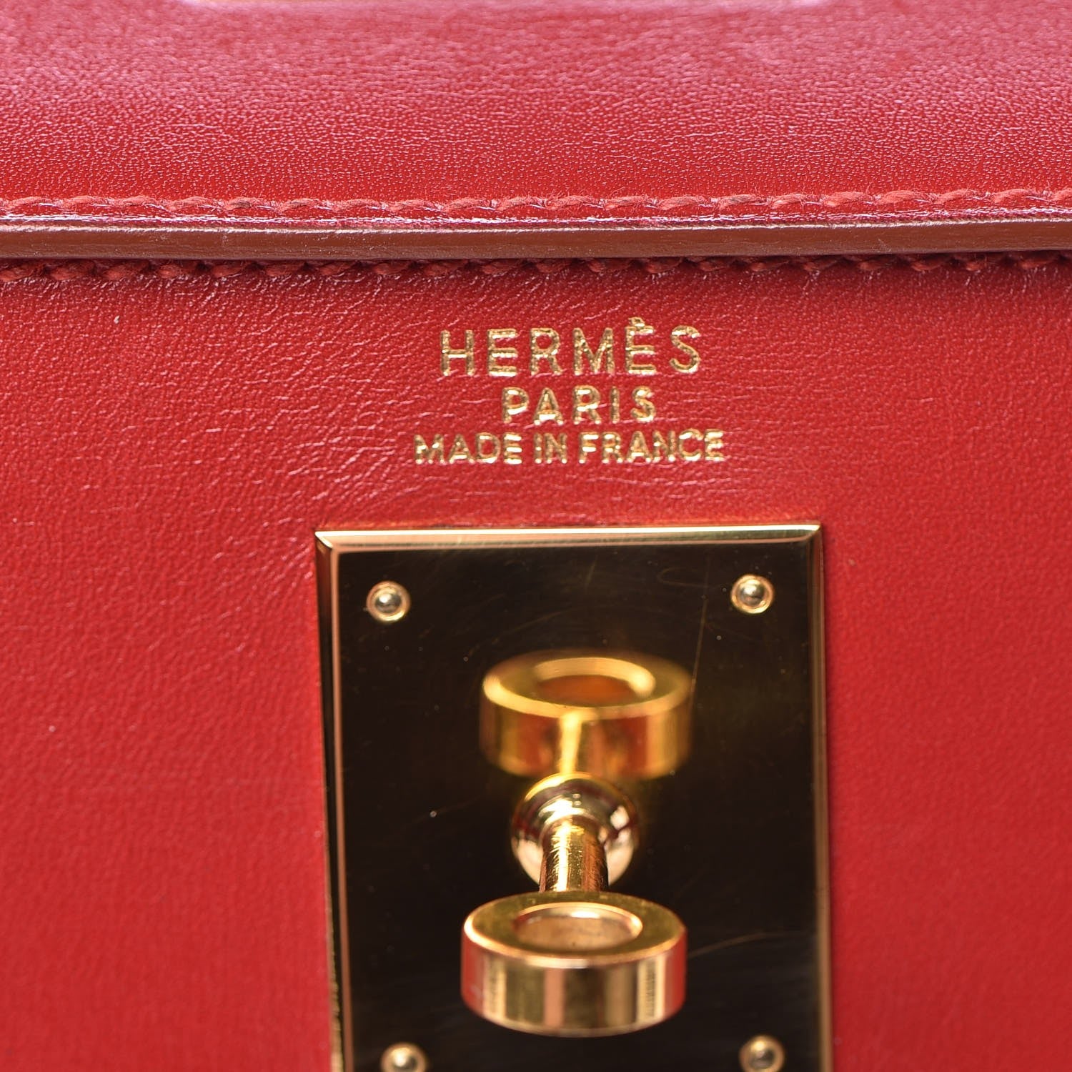 Hermes Box Kelly Retourne 28 Rouge Vif 28 of 41