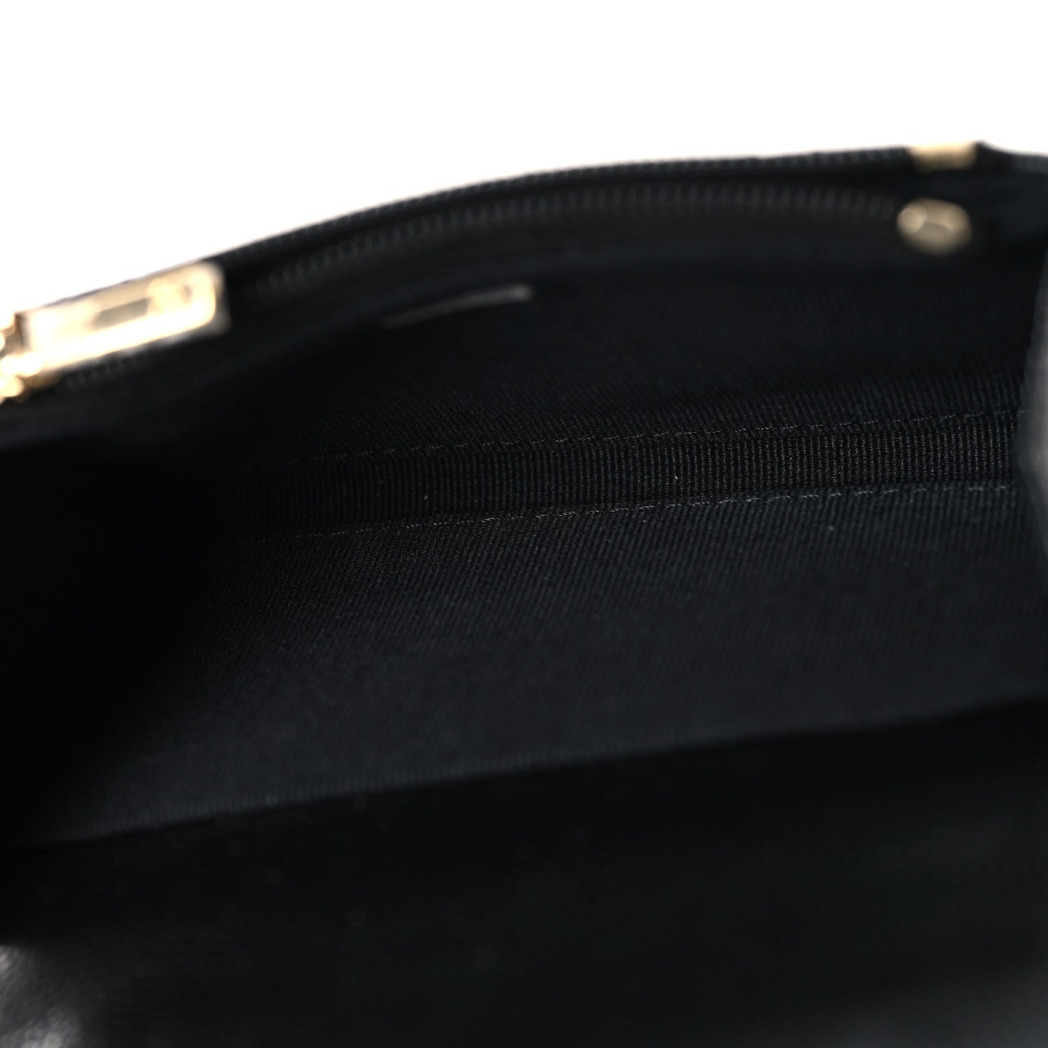 Chanel Caviar Quilted CC Glitter Flap Card Holder Black Black 5 of 8